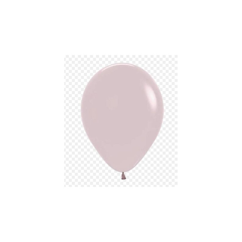 5 balões latex 12” sempertex pastel dusk rosa