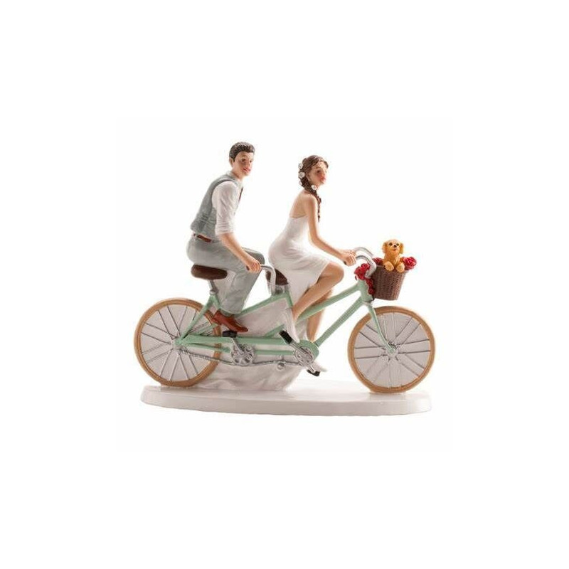 Noivos bicicleta 15x18cm