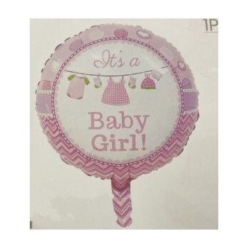 Balão foil 45cm - 18" Baby Girl