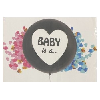 Balão revelação 90cm Baby is a ....