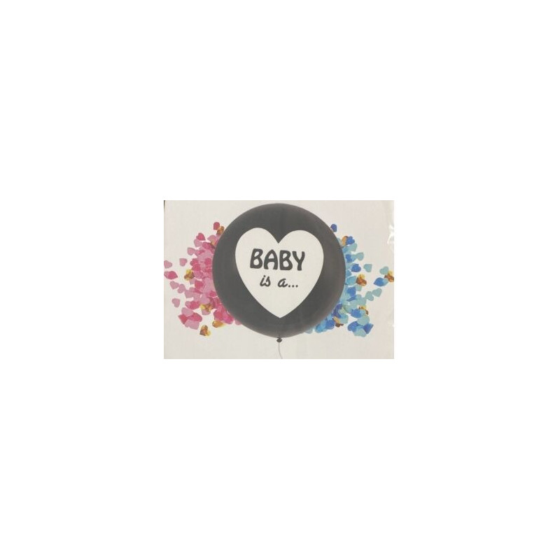 Balão revelação 90cm Baby is a ....
