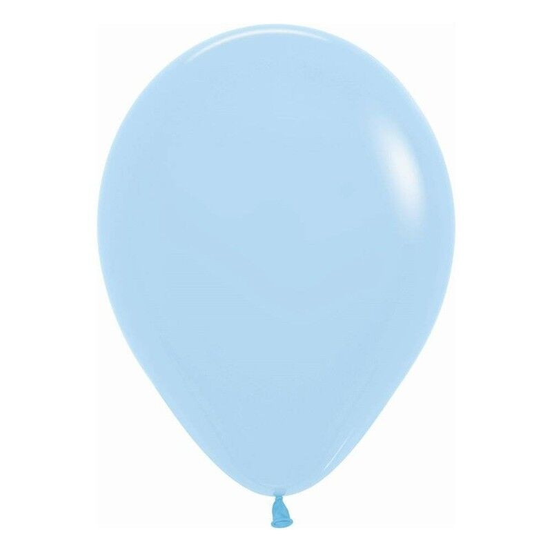 10 balões latex sempertex 5” pastel mate azul 640