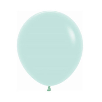 5 balões de latex sempertex r-18 pastel mate verde 630