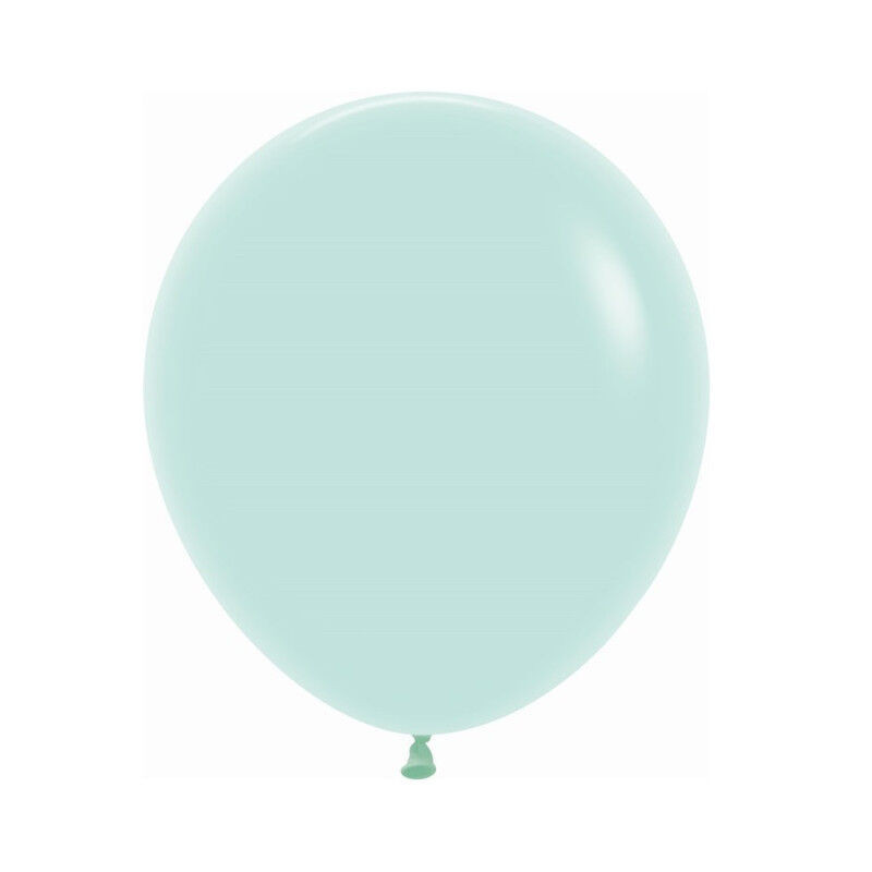 5 balões de latex sempertex r-18 pastel mate verde 630