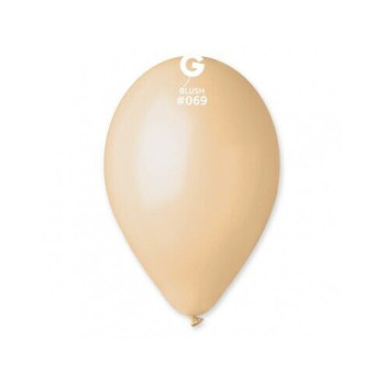 100 balões  latex 12"-30 cm Gemar Blush