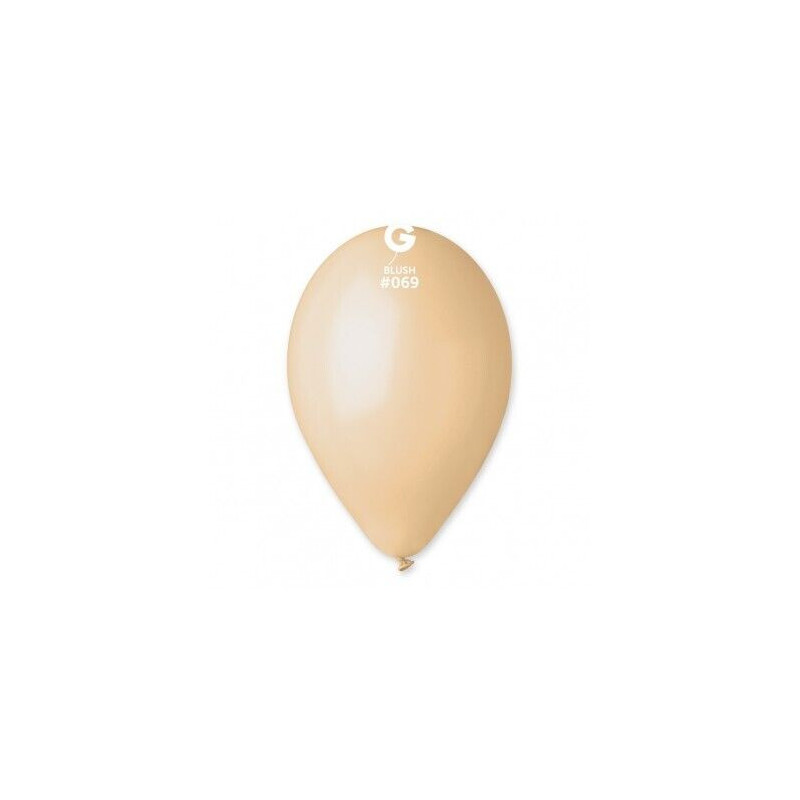 100 balões  latex 12"-30 cm Gemar Blush