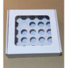 Caixa cartão branca 230x230x50mm 25 brigadeiros branca