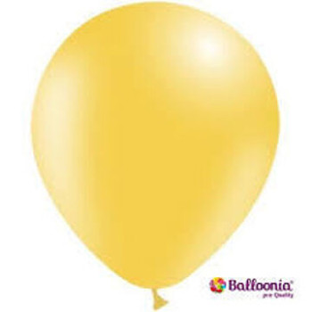 10 balões latex Balloonia 5" Amarelo
