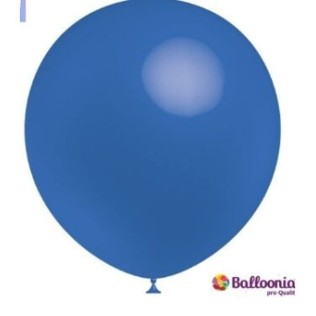 100 balões latex  Balloonia 5" Azul