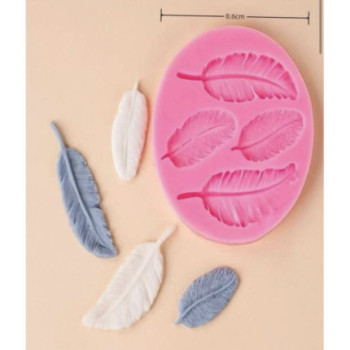 Molde silicone penas