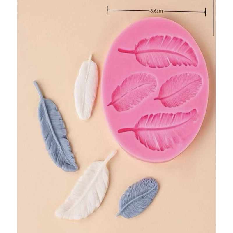 Molde silicone penas