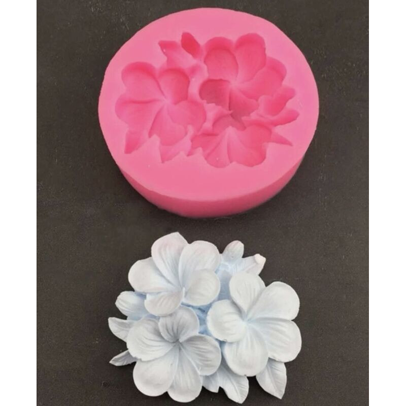 Molde silicone flores