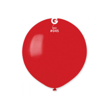 50 balões latex Gemar 48cm - 19" vermelho