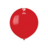 50 balões latex Gemar 48cm - 19" vermelho