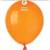10 balões latex gemar 5" - 13cm laranja