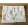 Molde Silicone Patas Deco Relief