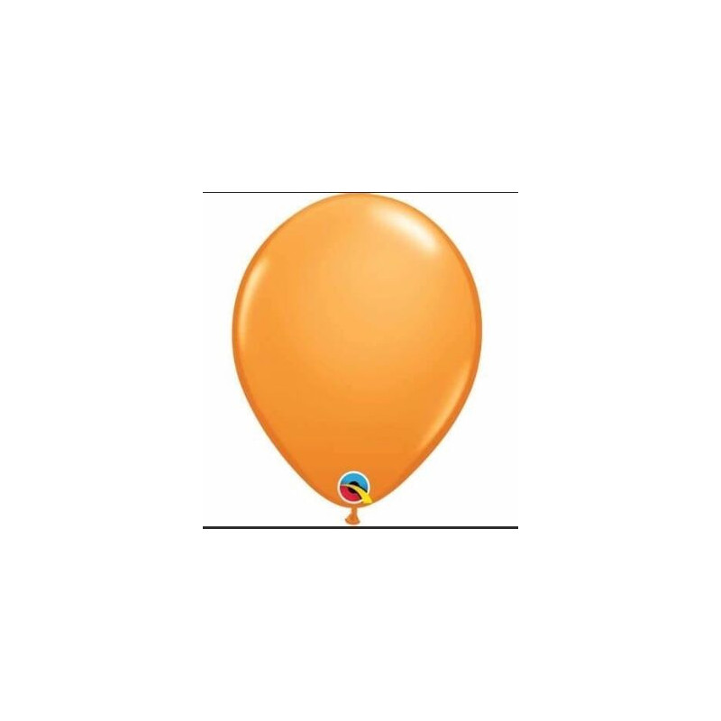 5 balões latex gemar 26cm - 10" laranja