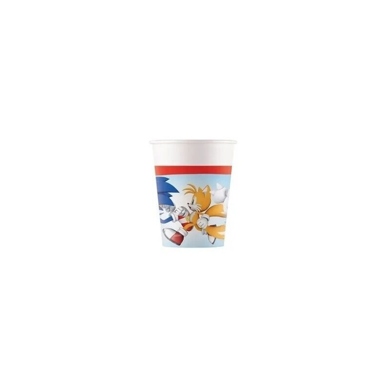 Copos Sonic de papel 200ml (8 peças)