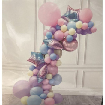 Kit grinalda de balões 64 pcas