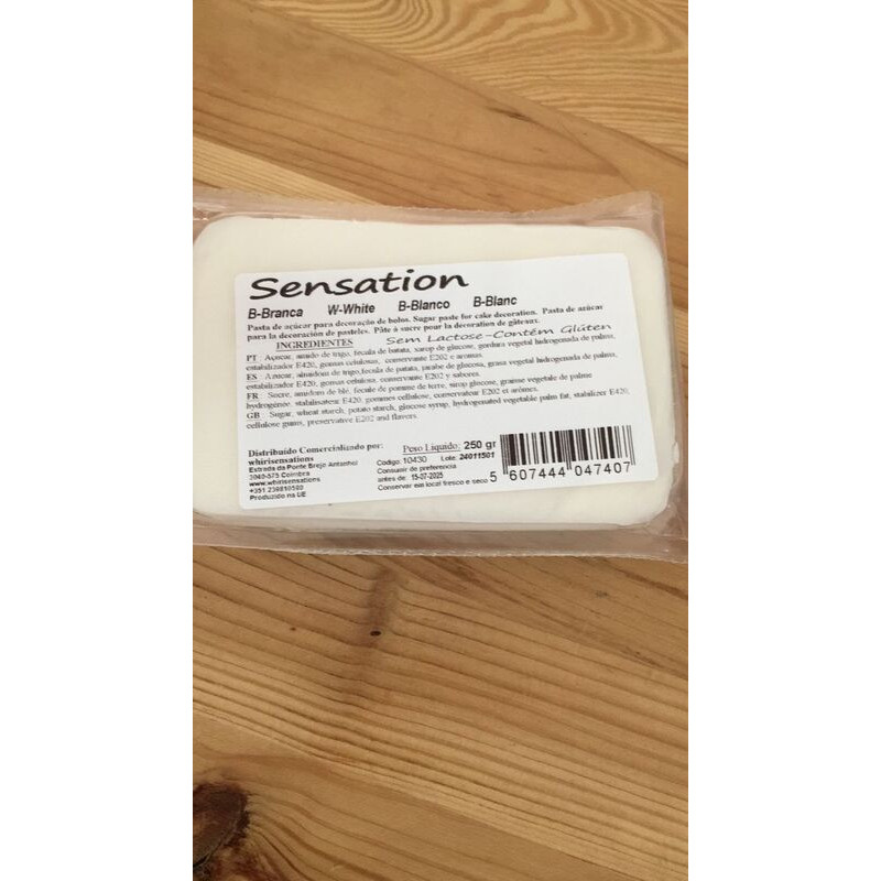 Pasta de açúcar Branca Sensation 250g