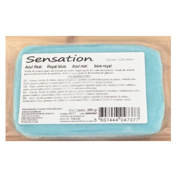 Pasta de açúcar Azul Real Sensation 250g