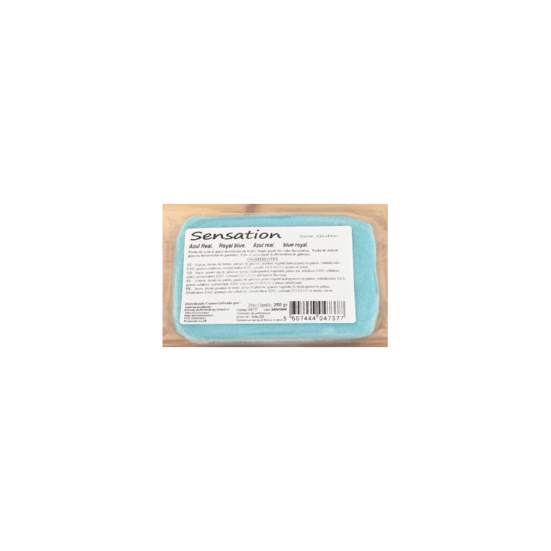 Pasta de açúcar Azul Real Sensation 250g