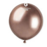 5 balões latex Gemar 19” - 48 cm shiny rose gold