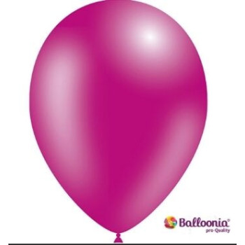 5 balões de latex Balloonia 11” - 28 cm fúcsia