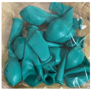 10 balões de latex strong Balloons 5” -12cm pastel aquamarine