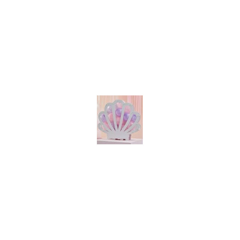 Shell Balloon Mosaic Frame