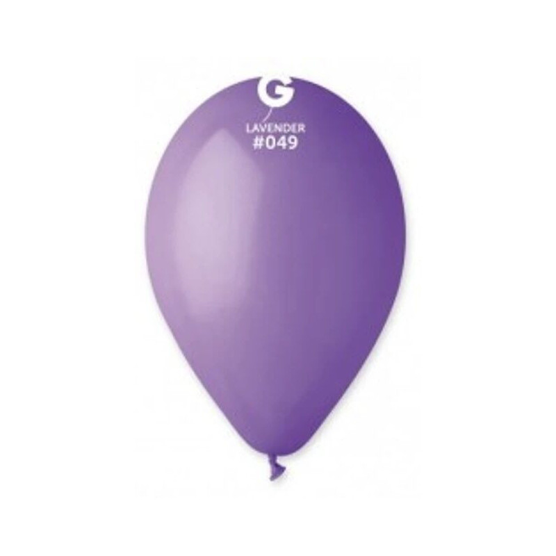 5 balões de latex Gemar 19"-48cm Lavander