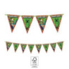 Bandeira triangular papel minecraft 2,3m