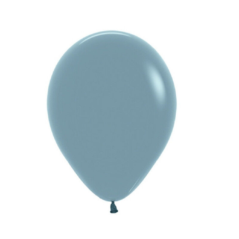 50 balões latex sempertex pastel dusk azul 12”