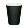 8 copos de papel 250ml preto
