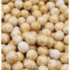 Esferas salpicos ouro 100g