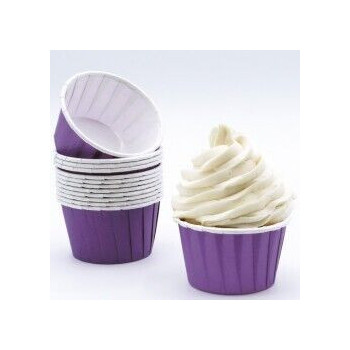 24 formas para cupcakes violeta