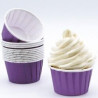 24 formas para cupcakes violeta