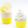 24 formas para cupcakes amarelo