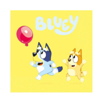 16 guardanapos Bluey 33x33cm