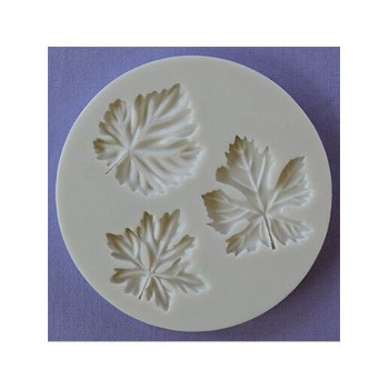 Molde silicone folhas fantasia