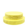Base alta amarelo pastel 25cm