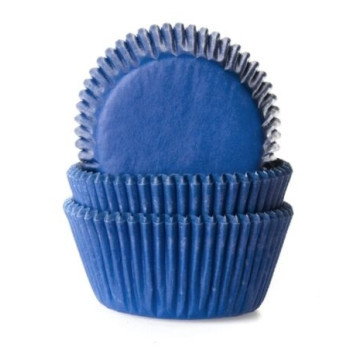 50 formas de papel azul escuro