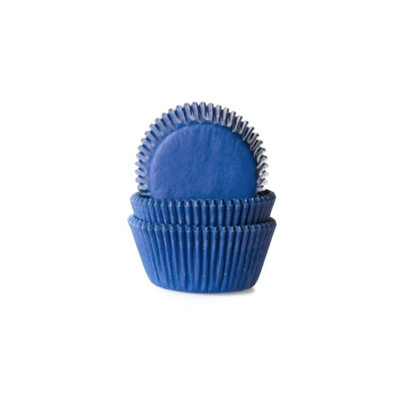 50 formas de papel azul escuro