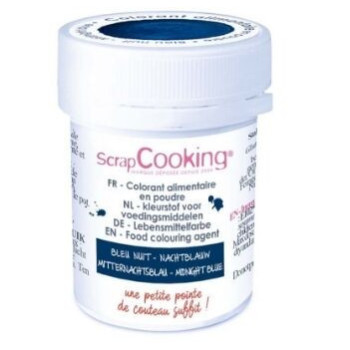 Corante em pó Azul noite 5g Scrapcooking