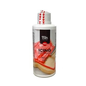 Icing para decoração vermelho 150g