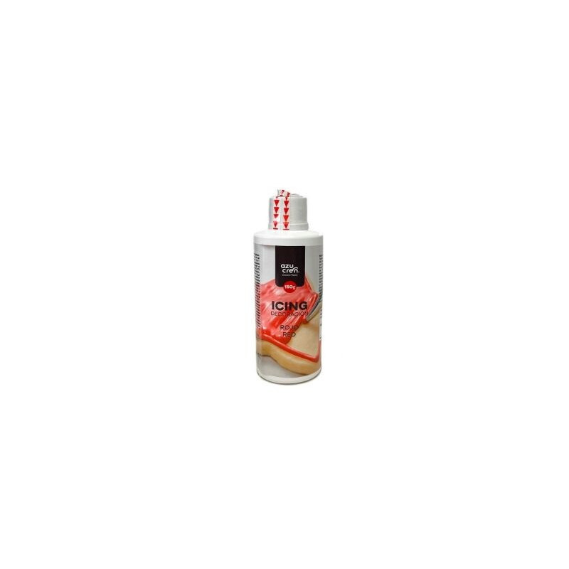 Icing para decoração vermelho 150g