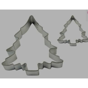 conjunto de 2 cortadores de arvore de Natal