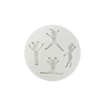 Molde Silicone ginastas