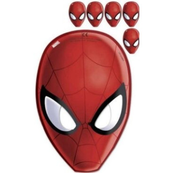 6 máscaras Homem Aranha