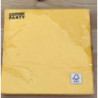 20 guardanapos 33x33cm amarelo